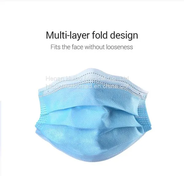 Type IIR Surgical Face Mask - 3 Ply EN14683:2019 Compliant - Pack of 50, Disposable, Masks For Virus Protection photo-3
