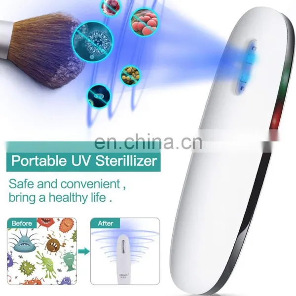 Household Ultraviolet Sterilization Anti-virus Sterilizer Handheld USB Rechargeable Portable Travel Disinfection Lamp photo-2
