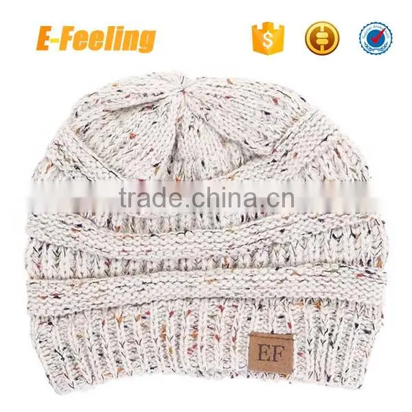 CUSTOM FUNKY Confetti Knit Beanie Unisex Thick Soft Warm Winter Hat