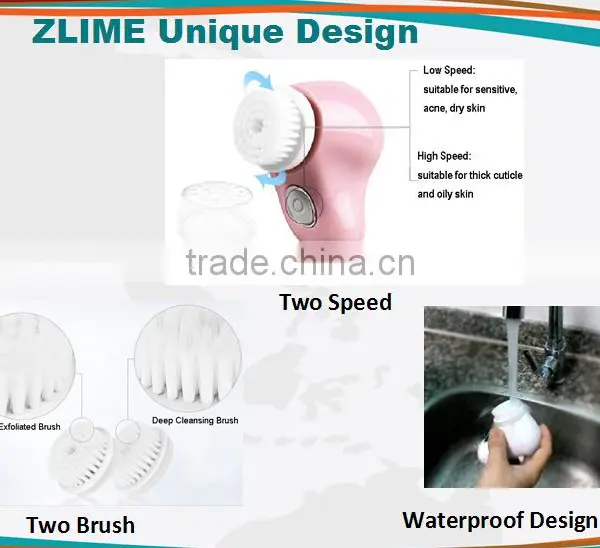 Zlime ZL-S1329 Electric Sonic Facial Cleansing Brush Quality Choice photo-3