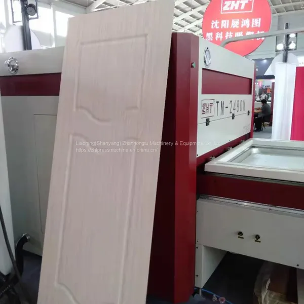 Ahşap Kapı İçin MDF Vakum Membran Pres Makinası Çift Çalışma Masaları ZHT TM2480M photo-5