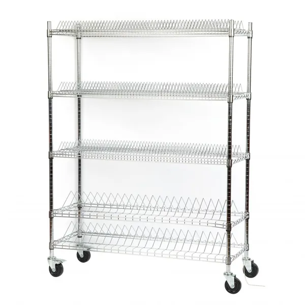 Esd Antistatic Wire Shelves Cart Smt Esd Reel Storage Trolley