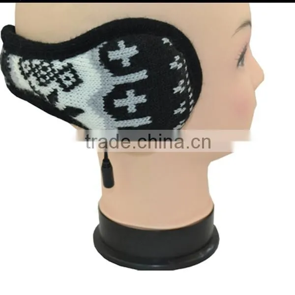 2016 Knitted Winter Ear Muffs/black Ear Muff/knitting Ear Muff