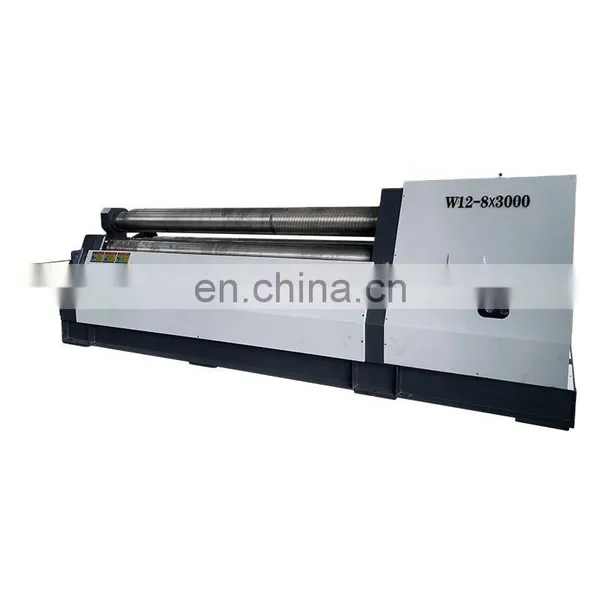 Wmtcnc New Sheetrollingmachine W12 Hydraulic Plate Rolling Machine 4 Roll Plate Rolling Machine