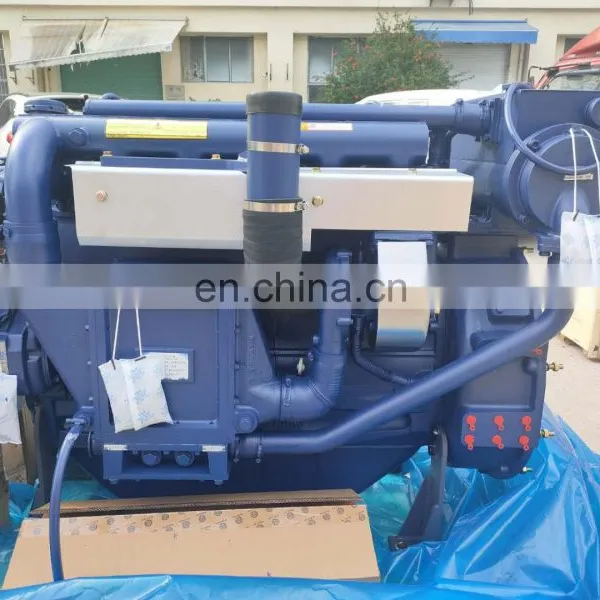 Mesin Tempel 185hp Weichai WP6C185-21E220 Electronically Controlled Common Rail Marine Diesel Engine photo-3