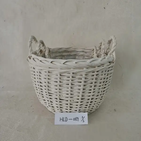 Large Basket Planter Cheap Storage Willow Basket Factory Hot Sale photo-2