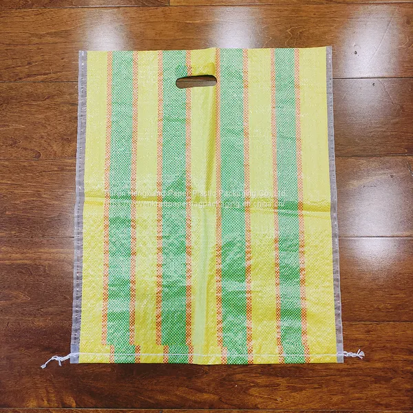 25kg 50kg Tanzania Flour Packaging Bag Laminated pp Woven Bags With Plastic Handle photo-3