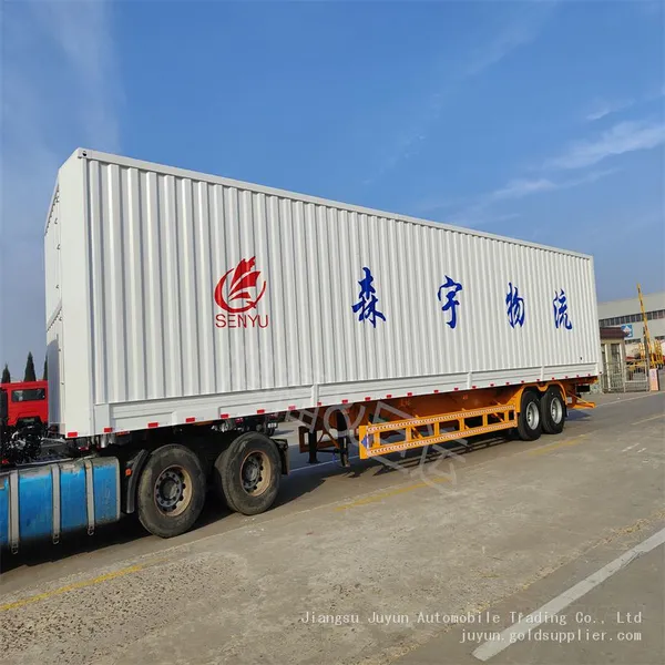 Container Semi-trailer Box Semi-trailer Logistics Transportation Semi-trailer photo-2