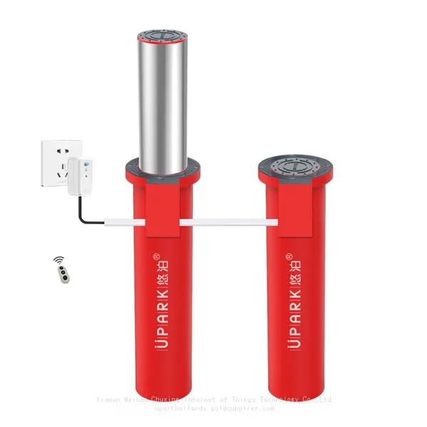 Good Quality Anti-terror Stainless Steel Hydraulic Lifting Bollard Driveway Safety Post Mall Entrance Street Automatic Electric Bollards photo-2