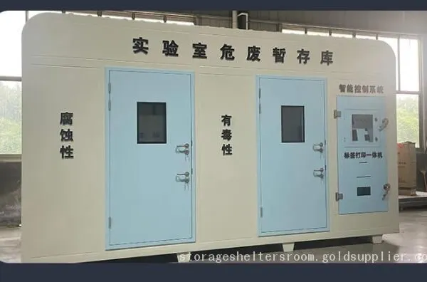 Mobile Intelligent Hazardous Waste Storage Facility in Container Hazardous Waste Room