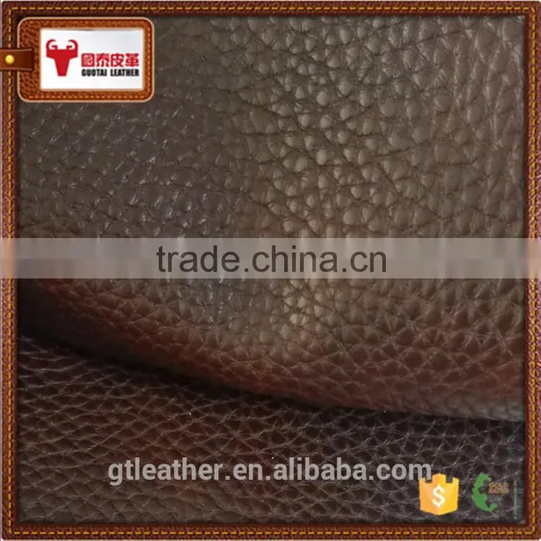 Genuine pu Coated Cow Leather Barton Print Leather Match Full Grain Leather photo-4