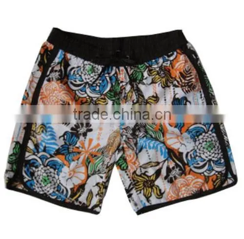 100% Polyester Made Men's Retro Board Shorts