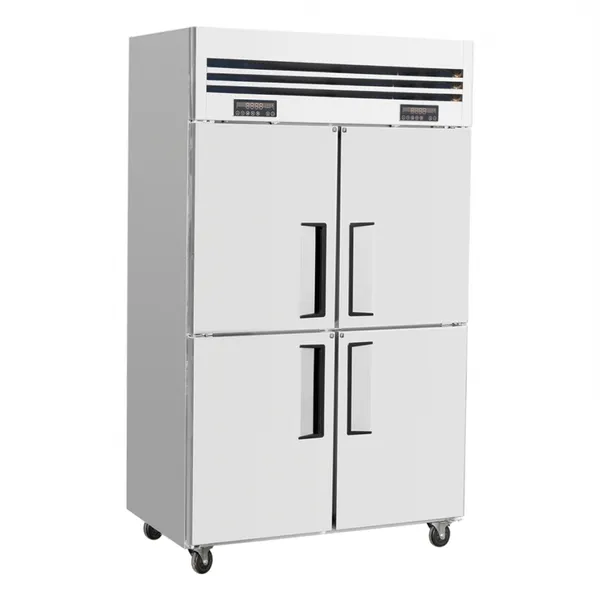 Air-cooled Commercial Stainless Steel Air Cooling Double/four Doors Chiller and Freezer for Baking