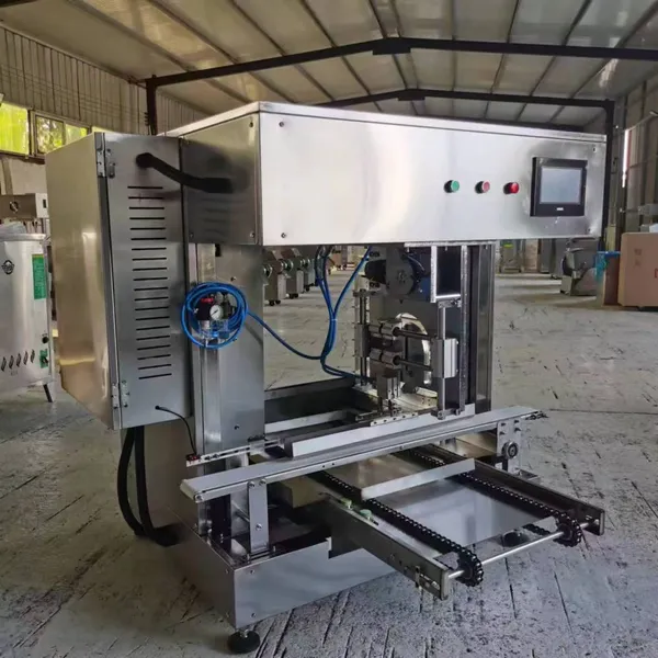 304 Stainless Steel Automatic Steamed Bun Traying Machine With PLC Control photo-3