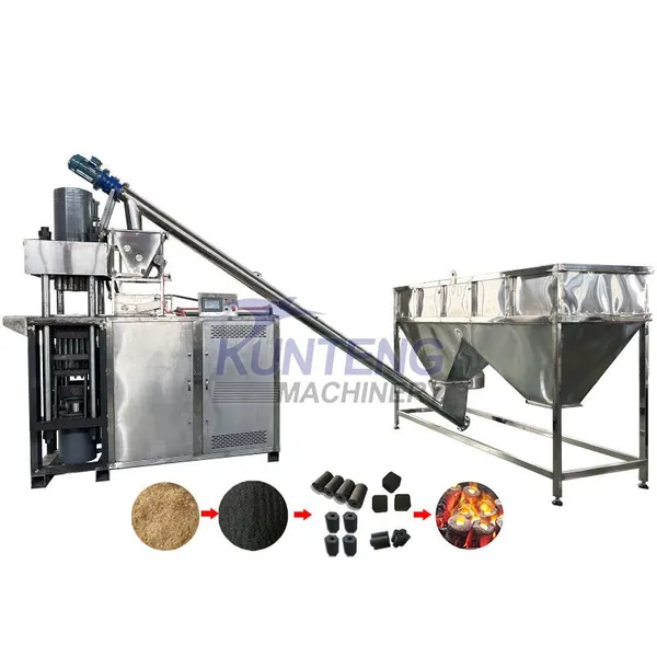 Full Automatic Charcoal Powder Molding Machine Hydraulic Charcoal Briquette Machine