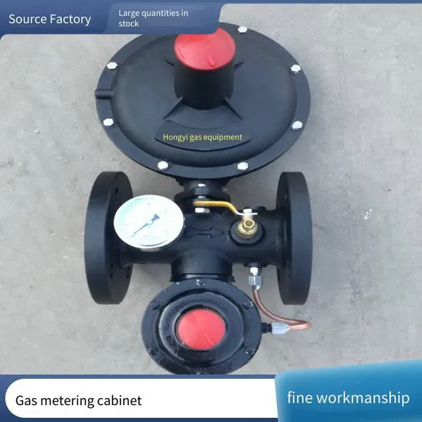 Rx1000/0.4c-m Gas Pressure Regulating and Metering Box, Pipeline Natural Gas Pressure Regulating Box, Pressure Regulating and Metering Cabinet With Inspection photo-3