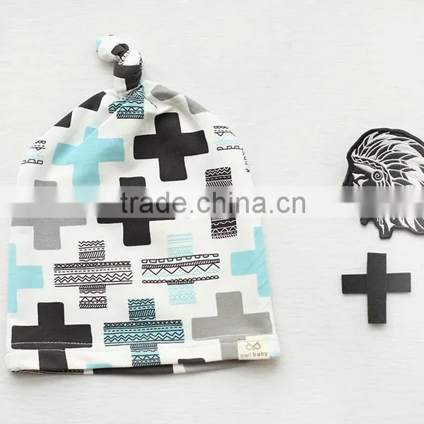 2016 European Style Tied Cap Fashion Baby Breathable Hat Newborn Kids Headwear photo-2