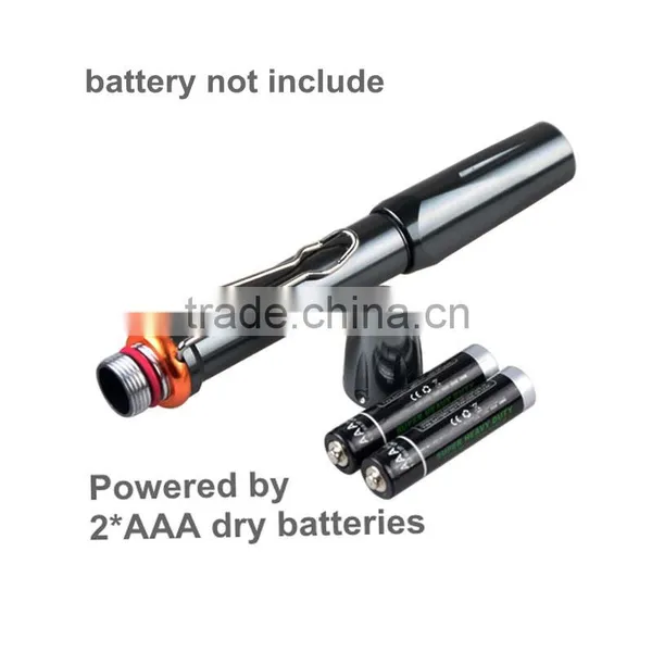 Mini 300LM Waterproof Pen Shape Light Q5 LED Torch Light With Pocket Clip photo-4