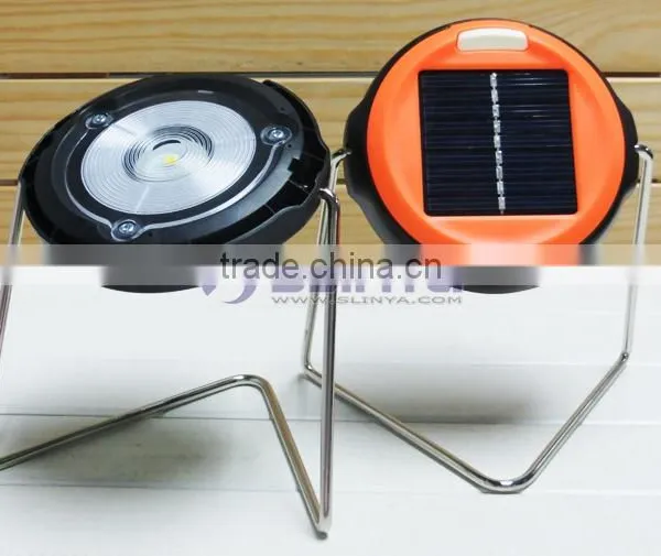 Outdoor Camp Tent Hook Stand Solar LED Lamp Book Light photo-5