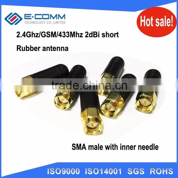 Wholesale 2.4G Antenna WIFI Antenna 3dbi Bluetooth Module RP-SMA Male Right Angle photo-5