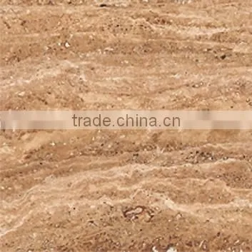 Light and Dark Coffee Travertine Slab,tile,cube for Flooring,paver,wall for Sale photo-3