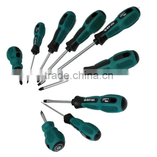 9pcs Cr-V Steel Screwdriver Set Crossed and Slotted Screwdriver photo-4