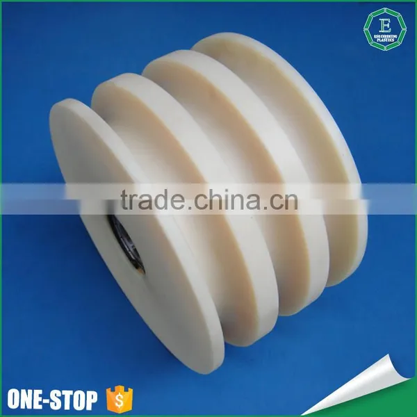 Guangzhou Professional Moulded Injection Pa66 Nylon6 mc Nylon Roller Bearing Pulley Quality Choice photo-6