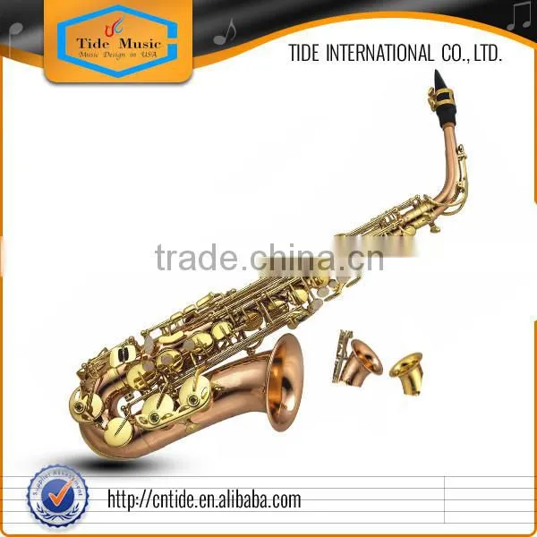 Professional Alto Saxophone, Sax, Alto Sax, Copper Body, Large Bell photo-2