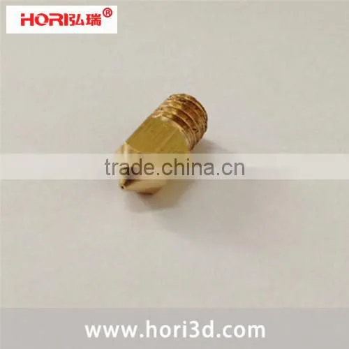 HORI 3D Printer Accessories,Hori 3D Printer Brass Nozzle.copper Nozzle, Resolution0.4mm