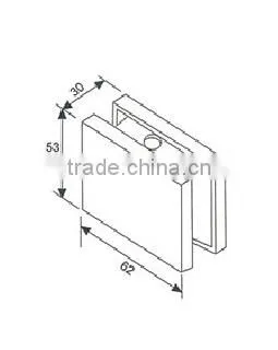 Stainless Steel Glass Patch Fittings/glass Door Glass Patch Fittings DL-019 photo-2