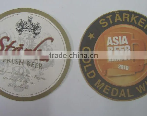 Round Absorbent Paper Coaster; Paper Card Coaster; Pvc Coaster photo-2