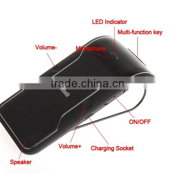 2015 Wholesale Chinese Bluetooth Handsfree Car Kit photo-2