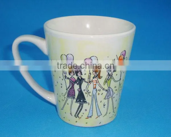 Gift Mug Porcelain Girl Mug With Beautiful Design