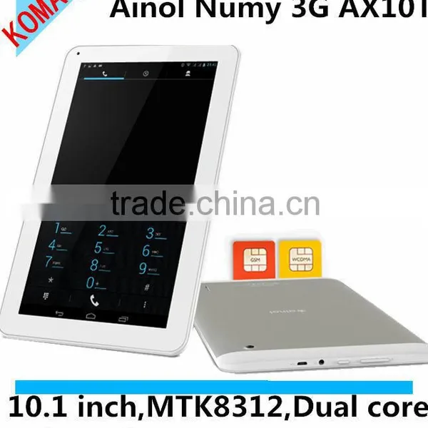 KOMAY 10.1 Inch Dual Phone Call GPS Tablet pc Android 4.2 2 Cameras Ainol Numy 3G AX10T Tablet pc