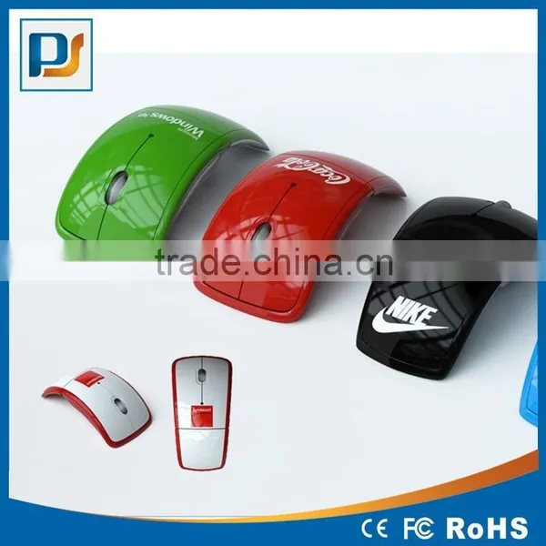 CE ROHS Factory Price Folding Wireless Cordless Optical Mouse 2.4G photo-2