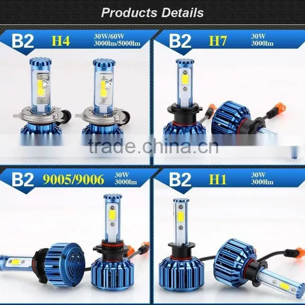 WEIKEN B2 60W COB 9006 Led Headlight, Car h4 Led Headlight Bulbs photo-6