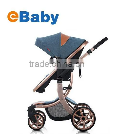 High Lanscape With X Type Frame Baby Strollers,One Key Folding Baby Stroller Quality Choice photo-4