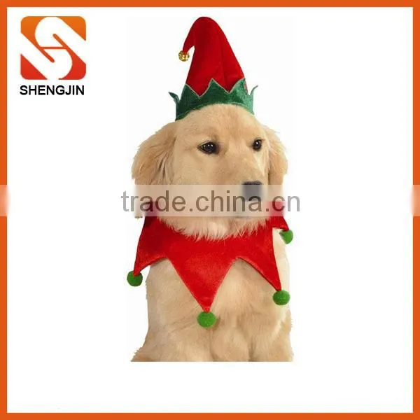 Factory hot Christmas elf pet hat accessory