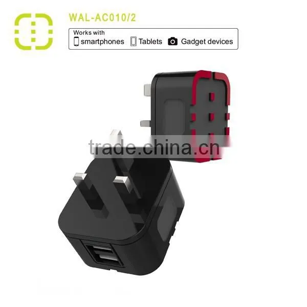 Hot Seller Walnut Mobile Phone UK Travel Mobile Phone Charger photo-3