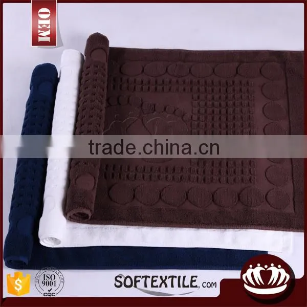 China Manufacture 100% Cotton Loop Bath Mat photo-2
