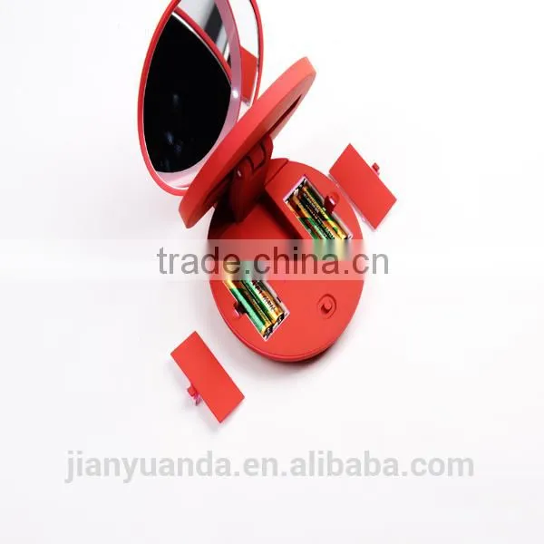 Folding Makeup Double Side Mirror With LED Light photo-6