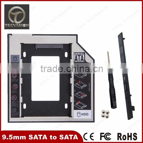 Sata 2nd Hdd Ssd Caddy 9.5mm Hdd Caddy With Low Price
