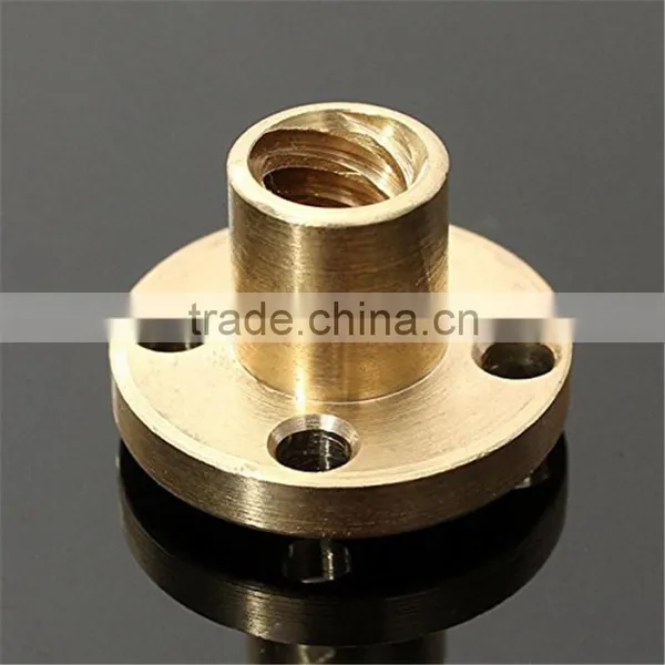 Brass Flange Cap Nut Copper for Z Axis Lead Screw 8mm 1-Start Screw CNC 3D Printer Reprap Prusa i3 DIY Kit 3dprinter Accessory photo-2