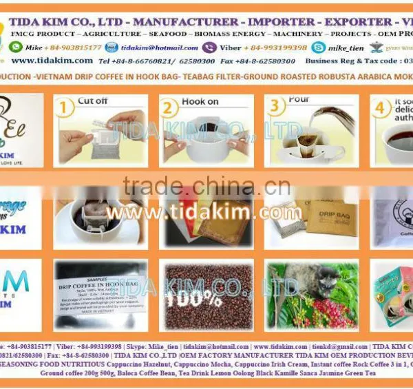 100% ROASTED ARABICA - INSTANT COFFEE - OEM MANUFACTURER TIDA KIM - COFFEE BEAN photo-3