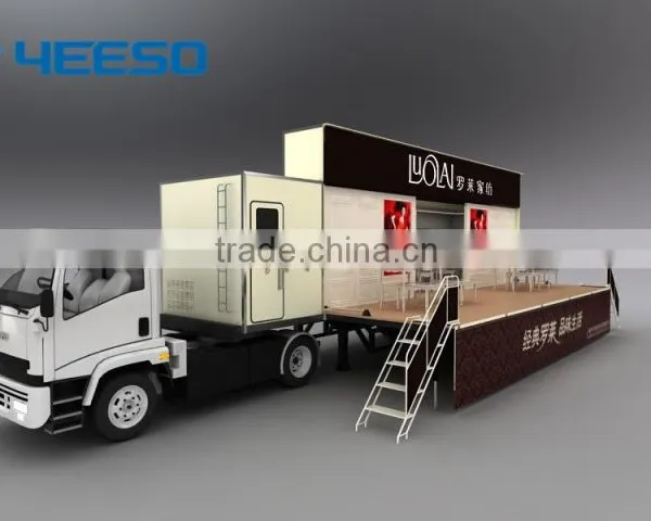 YEESO Mobile LED Container Truck With Big Portable Stage photo-2
