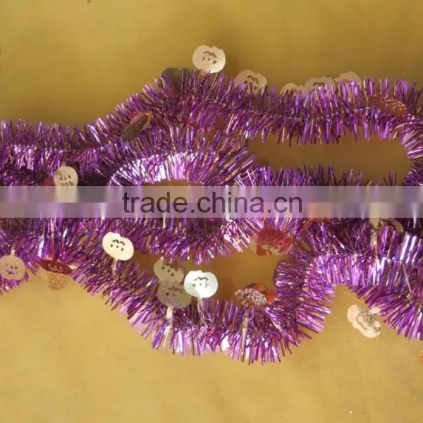 PET Wire Golden Pumpkin Plastic Halloween Day Garland photo-6