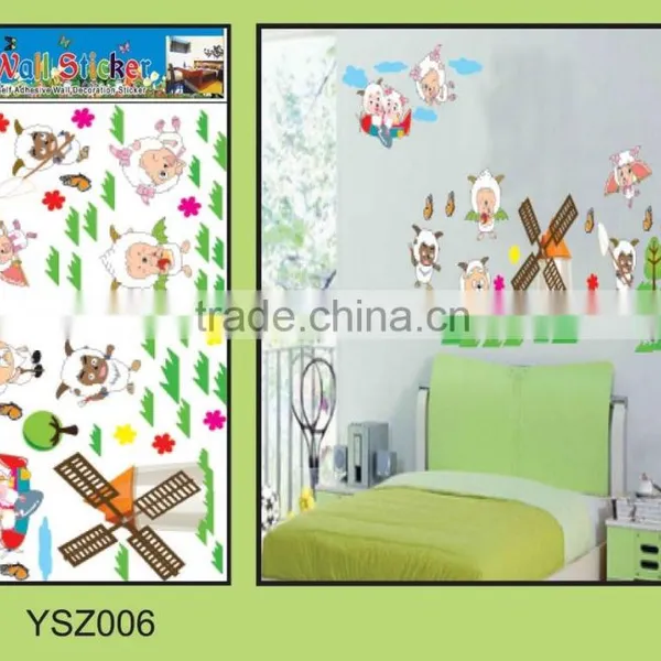 Kids Cartoon Shape Home Decoration/meeting Room 3D Vinyl Wall Sticker DIY Product