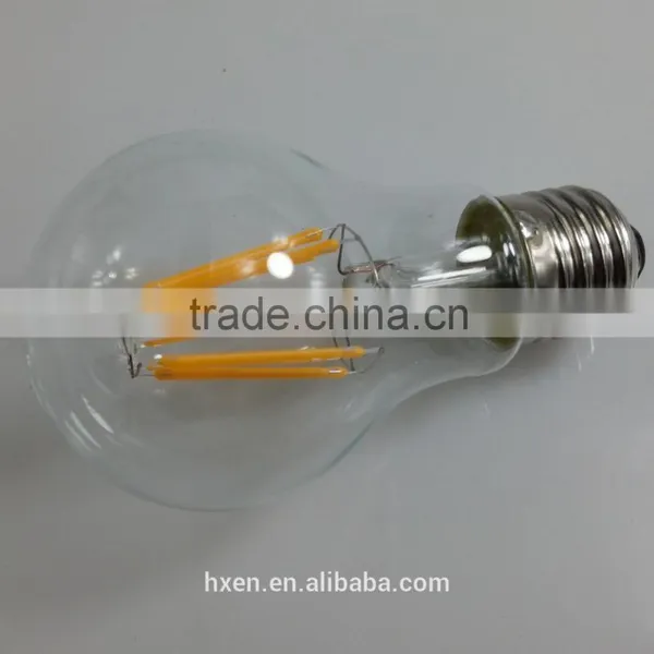 UL Listed 85-265v 8w 6w 4w E27 E26 B22 Filament Led Bulb A19 A60 Led Bulb photo-3