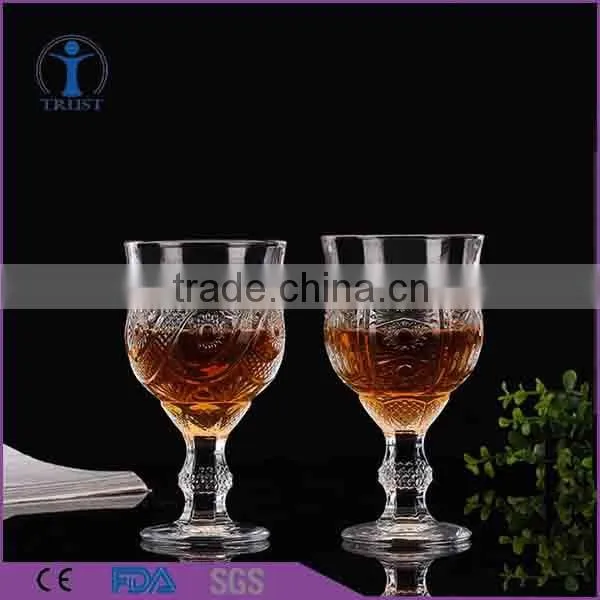 Machine Made 150ml Fancy Style High Quality Brandy Red Wine Glass Supplier's Choice