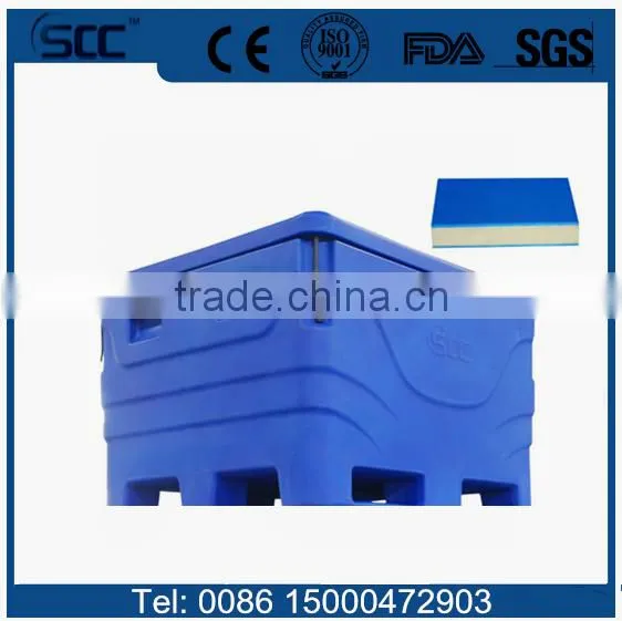Rotational Molded Fish Transport Plastic Bins, PE Plastic Tote Bins photo-6
